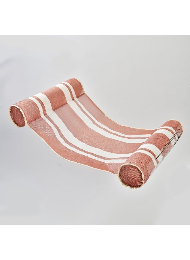 Sunnylife Mesh Hammock Float Tierra Clay Stripe – Kids Pool Hammock Float with Breathable Mesh, Comfortable Water Lounger, Relaxing Floating Support for Pool Use - Image 1
